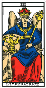 La lame de L’impératrice tarot de Marseille 